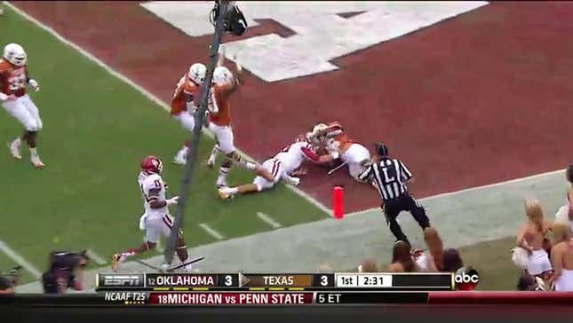 We Have A Fat Guy TD In The Red River Rivalry