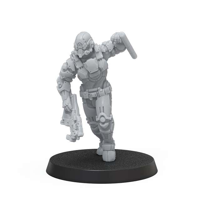 The Assault Trooper miniature.