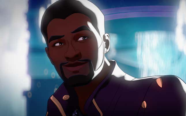 T’Challa/Star-Lord in Marvel Studios’ WHAT IF…? exclusively on Disney+. ©Marvel Studios 2021. All Rights Reserved.
