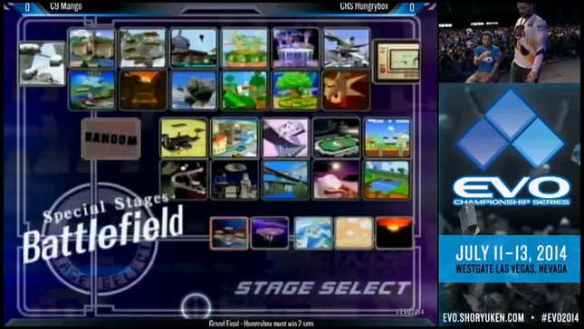 Evo's <em>Smash Bros.</em> Final Came Down To An Elite Fox Vs. Jigglypuff Battle