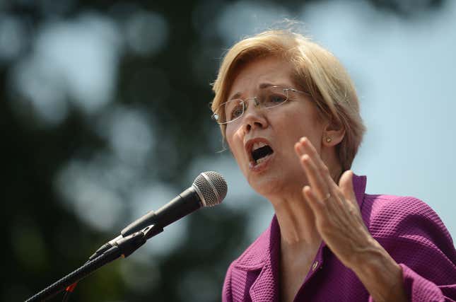 Massachusetts Sen. Elizabeth Warren