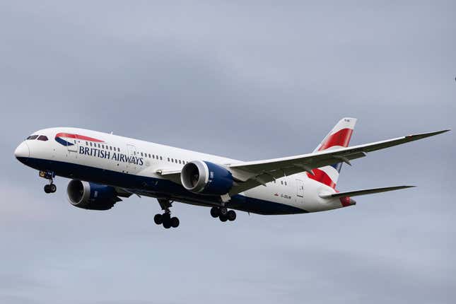 Ein Flugzeug der British Airways