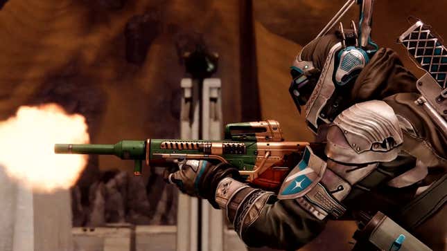 A screenshot of a Destiny 2 character wielding the new Khvostov 7G-0X in The Final Shape.