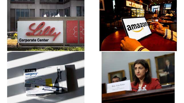 Image for article titled Copycat weight loss drugs, Amazon&#39;s pharmacies, and CVS vs. Lina Khan: Pharma news roundup