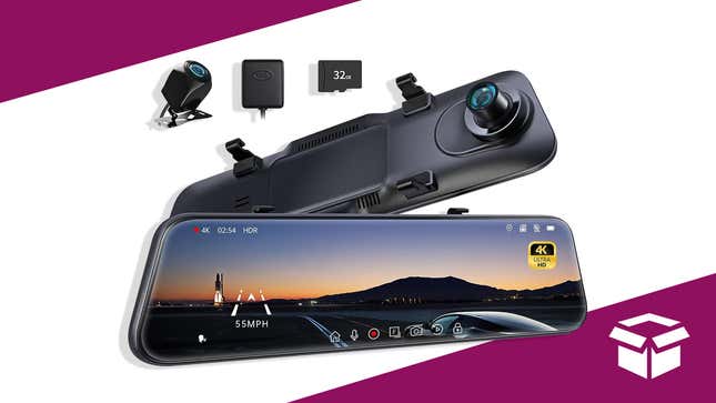 Image for article titled Protect Yourself on the Road With This Mirror Dash Cam for $50 off