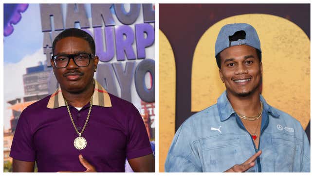 Lil Rel Howery, links; Cory Hardrict.