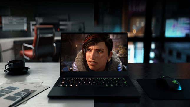 A Razer laptop.