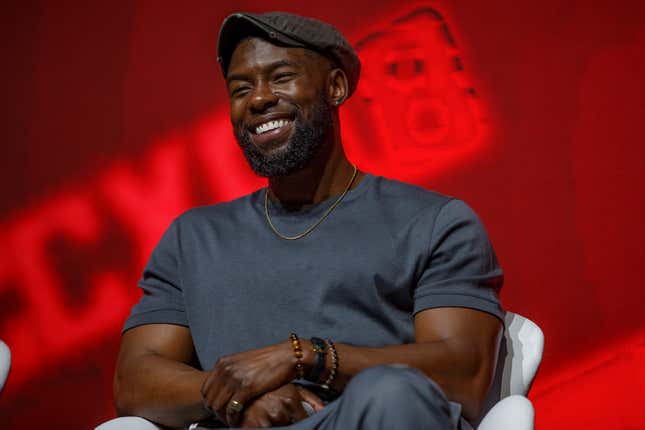 Trevante Rhodes nimmt am 9. Dezember 2018 am Panel „Netflix-Original: Bird Box“ auf der Comic-Con São Paulo in Sao Paulo, Brasilien, teil.