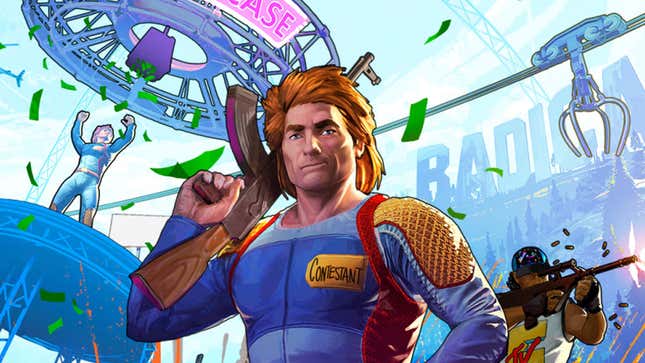 An image shows a man from Radical Heights. 