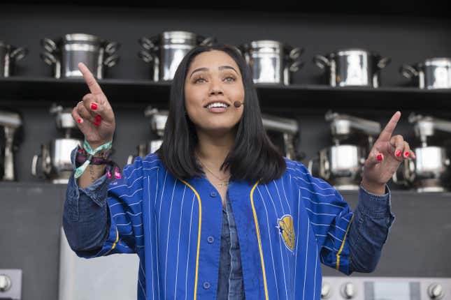 Image for article titled Ayesha Curry Claps Back At Celtics Fans After Warriors Win