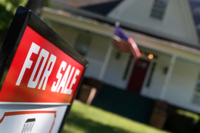 FILE - This June 20, 2019, file photo shows an existing home is offered for sale in Rutledge, Ga. Georgia lawmakers are proposing measures in 2024 to stem higher property tax bills driven by a sharp rise in property values. (AP Photo/John Bazemore, File)