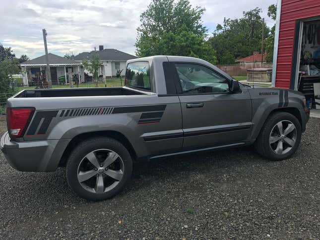 Image for article titled At $18,500, Is This 2007 Jeep Grand Cherokee Pickup A De… Wait, A What?