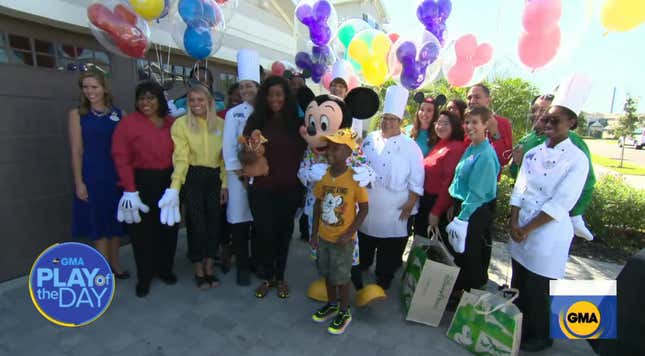 Image for article titled 7-Year-Old Surprised With Free Trip to Disney World After Giving Up His Savings to Feed Hurricane Dorian Evacuees