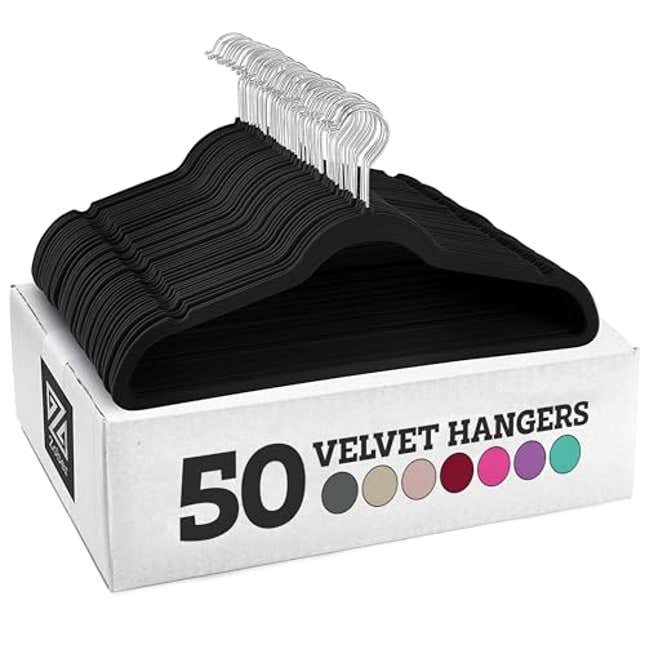 Enhance Closet Space With Zober Velvet Hangers, 33% Off with Extra 15% Code