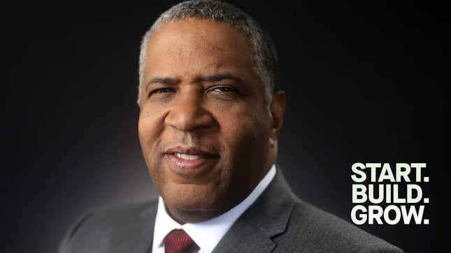 Portrait of American businessman and investor Robert F Smith, chairman and CEO of Vista Equity Partners LLC, during the World Economic Forum, Davos, Switzerland, 2017. 