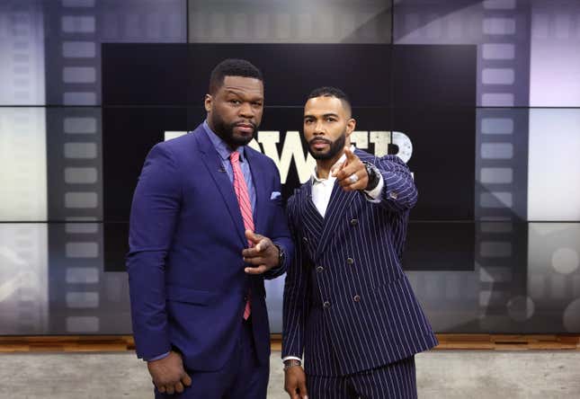 Curtis „50 Cent“ Jackson und Omari Hardwick sind Gäste bei „Good Morning America“, 5.7.16, ausgestrahlt auf Walt Disney Television über Getty Images Television Network.