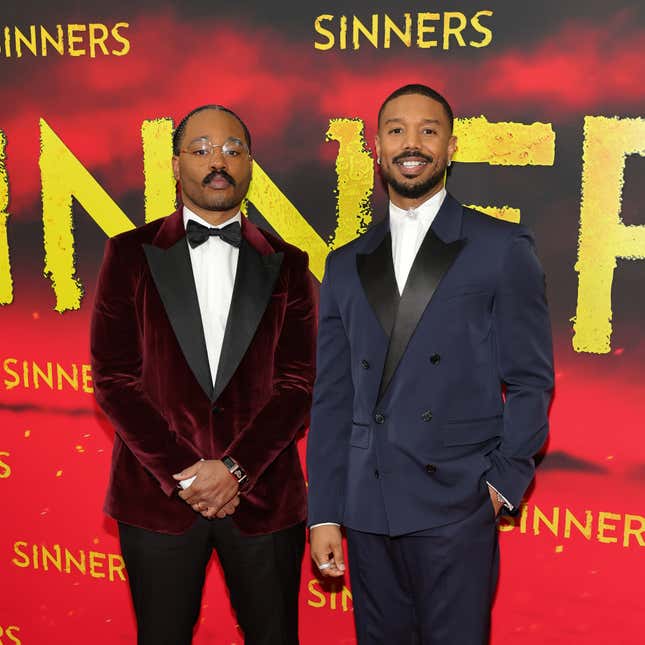 Ryan Coogler, left and Michael B. Jordan attend the Warner Bros Pictures “Sinners” New York premiere at AMC Lincoln Square Theater on April 03, 2025 in New York City.