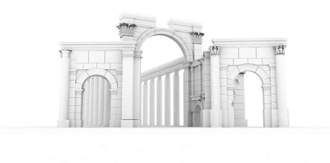 Image for article titled Programmers and artists are fighting ISIL’s destruction with 3D printers