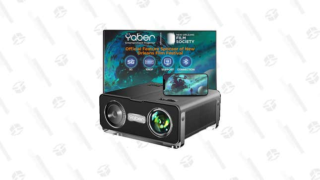 Yaber V10 Projector | $156 | Amazon | Clip Coupon