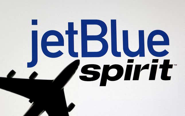 Spirit Airlines and JetBlue had proposed a $3.8 billion merger that would combine the U.S.’s sixth- and seventh-largest carriers.