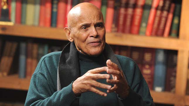 Harry Belafonte speaks during a press junket at The Bing Decision Maker Series on January 22, 2011 in Park City, Utah.