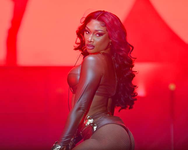 Megan Thee Stallion performs onstage on Day 1 of 2023 ONE MusicFest at Piedmont Park on October 28, 2023 in Atlanta, Georgia.