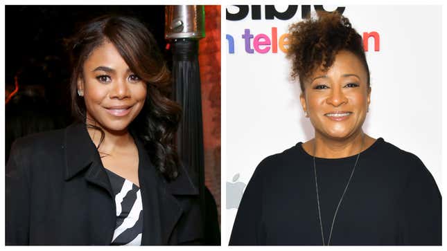 Regina Hall, left; Wanda Sykes.