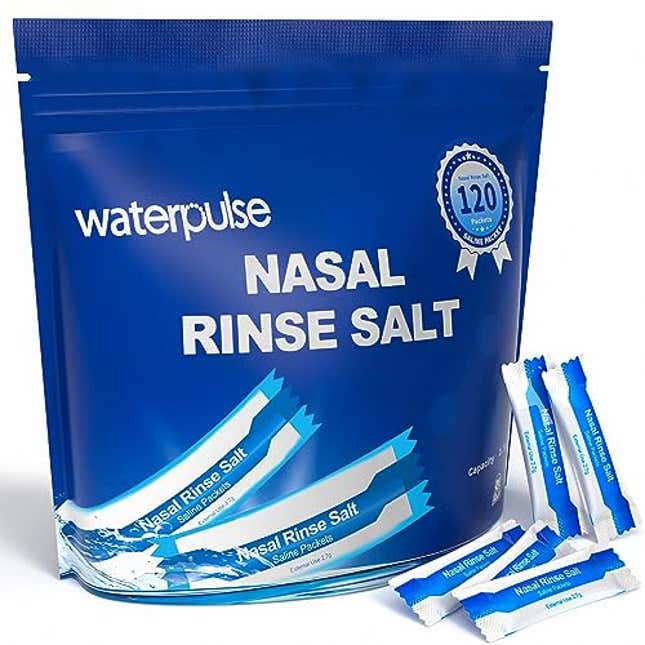 Image for article titled 120 Saline Packets, Now 23% Off