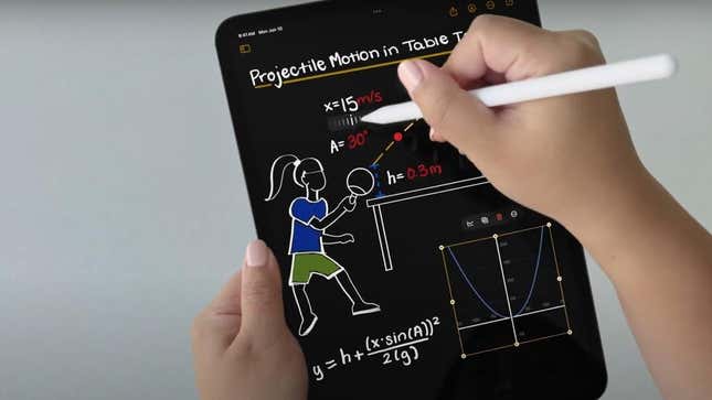 a screenshot of math notes in work