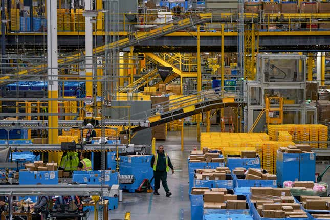 More than two-thirds of Amazon’s warehouses have above-average injury rates for the industry, according to a new report. 