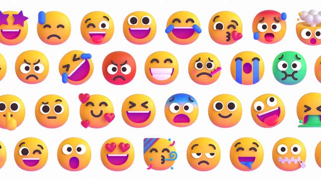 A photo preview of the three-dimensional emoji 