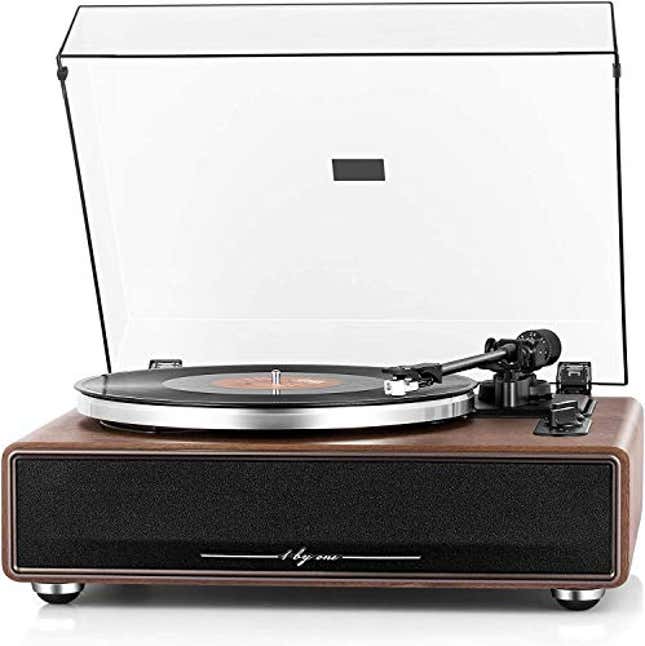 Image for article titled Discover Unmatched Vinyl Experience with 1 by ONE High Fidelity Belt Drive Turntable, 17% Off