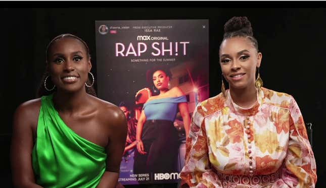 Issa Rae, left; showrunner and Insecure alum Syreeta Singleton.