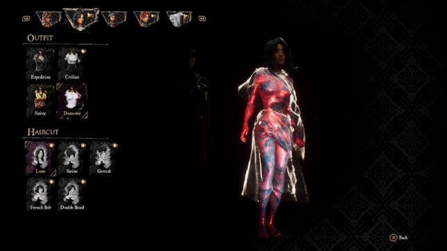 Lune wears the Danseuse outfit.