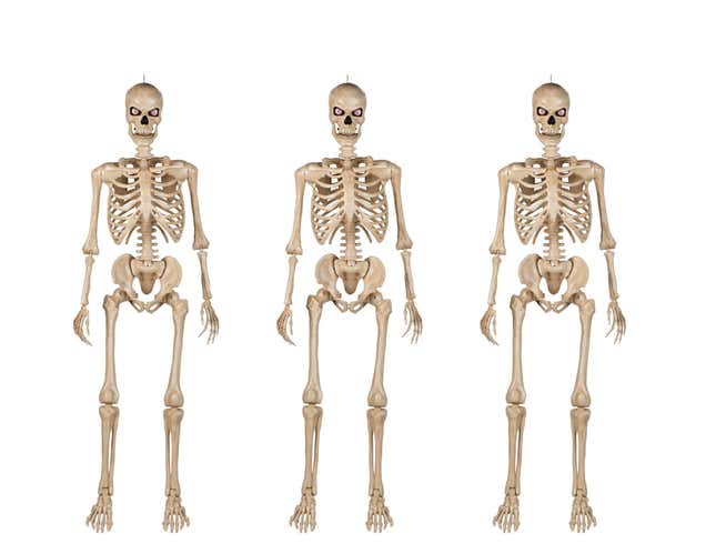 Image for article titled Home Depot&#39;s New Halloween Collection Brings Back All Your Giant-Sized Skeletal Friends