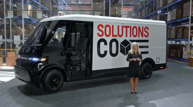 Image for article titled GM Says It&#39;ll Have Electric Vans To Take On Ford E-Transit