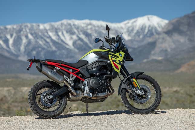 The BMW F900GS in Sao Paulo Yellow