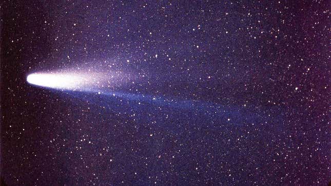 Halley’s Comet, as observed on March 8, 1986.