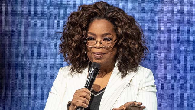 Oprah speaks onstage during ‘Oprah’s 2020 Vision: Your Life in Focus Tour’ presented by WW (Weight Watchers Reimagined) on February 29, 2020 in Inglewood, California. 