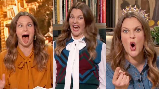 Image for article titled Drew Barrymore Is Worried About People Vamping It Up in Front of Cameras