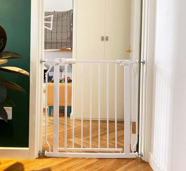 Image for article titled BalanceFrom Easy Walk-Thru Safety Gate for Doorways and Stairways with Auto-Close/Hold-Open Features, Now 10% Off