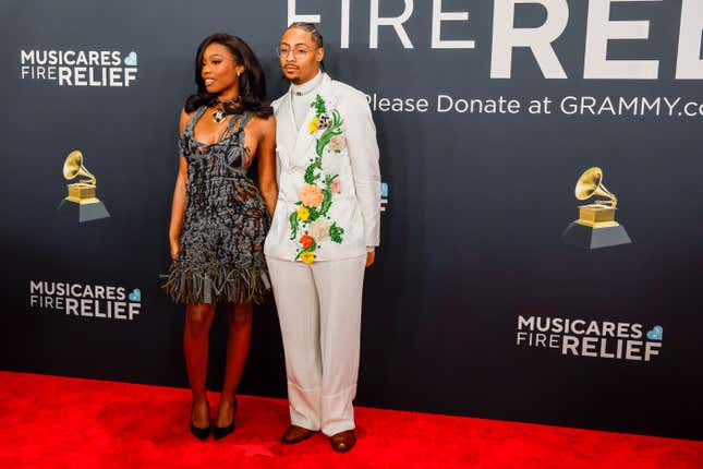 Serena and Kordell at the 67th Grammys Awards held at the Crypto.com Arena in Los Angeles, CA Sunday, Feb. 2, 2025.