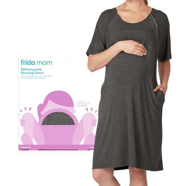 Image for article titled Frida Mom Labor and Delivery Gown for Hospital, Now 12% Off
