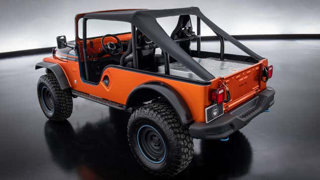 A photo of the Jeep CJ Surge ahead of SEMA.