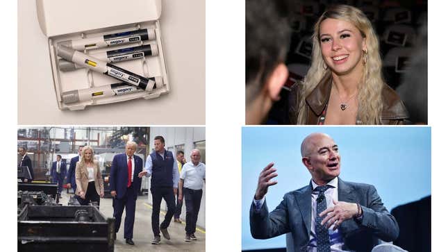 Imagen para el artículo titulado Ozempic frena el consumo de alcohol, la memecoin de Hawk Tuah y Bezos apuesta por su rival Nvidia: las historias más populares de la semana