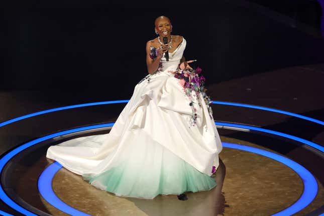 Cynthia Erivo performs onstage during the 97th Annual Oscars at Dolby Theatre on March 02, 2025 in Hollywood, California.