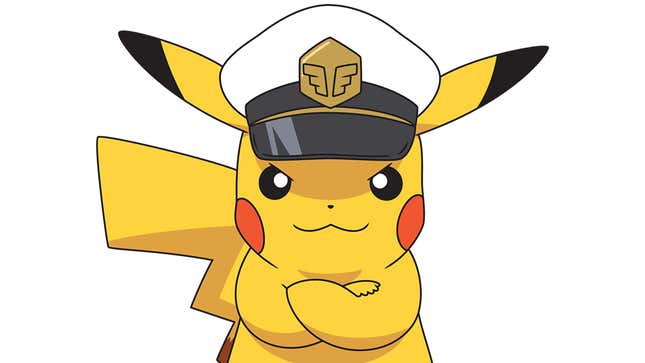 Anime character pikachu pokemon waves Royalty Free Vector-demhanvico.com.vn