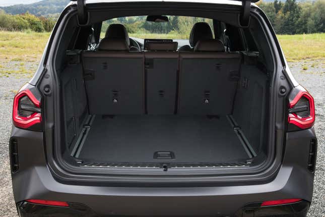 Cargo area of a BMW X3