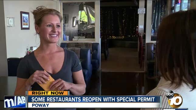 Image for article titled Customer gives server $1,000 tip after restaurant was shut down for a week