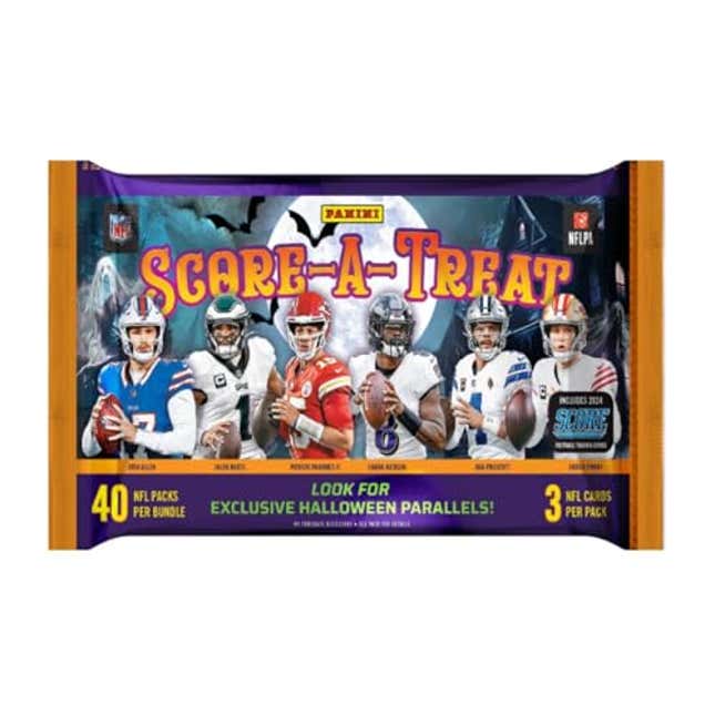 Image for article titled 2024 Panini NFL Score-A-Treat Football Halloween Bundle 40 Packs, Now 26% Off